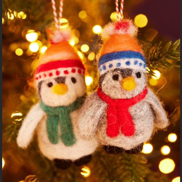 Felt Beanie Hat Penguin