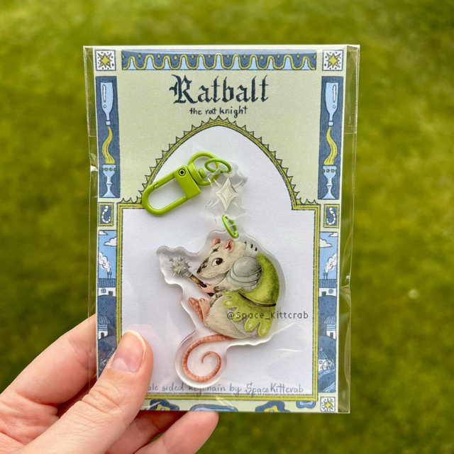 Ratbalt knight rat keychain (obesek za ključe)