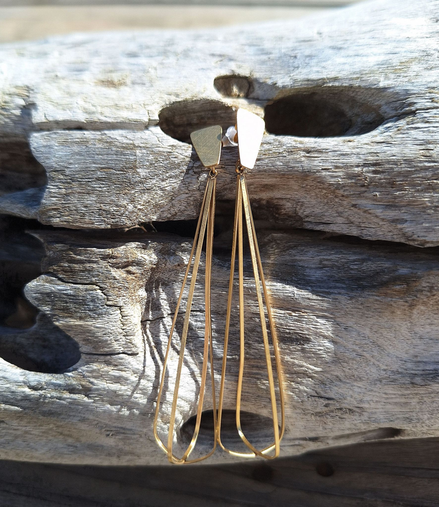 Emy-Boucles d'oreilles cage