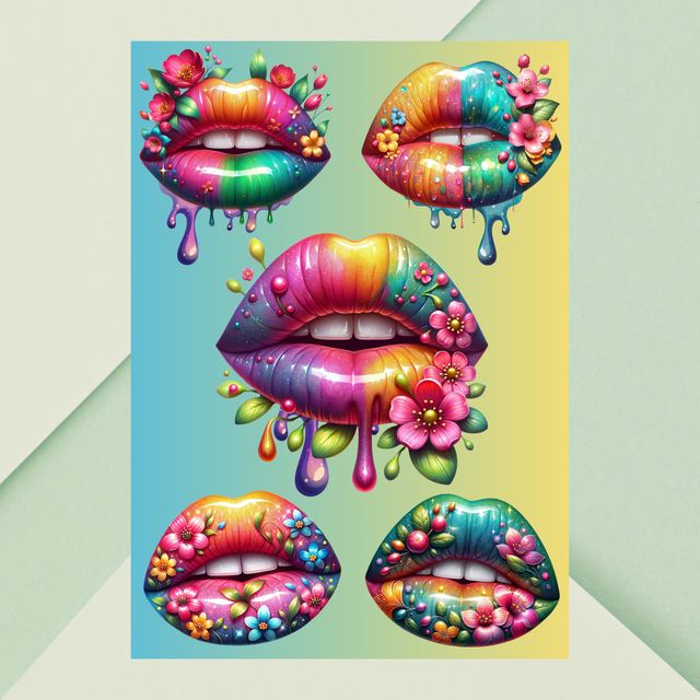 Lèvres Arc‑en‑Fleurs — Couleurs Vibrantes & Douceur Poétique