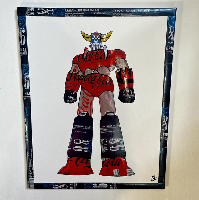 Tableau Goldorak 40x50 cm