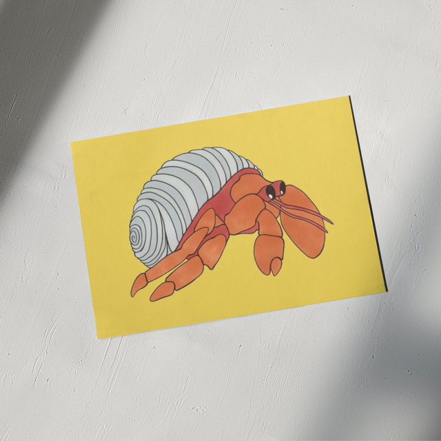 Carte Postale - Bernard l'Hermite