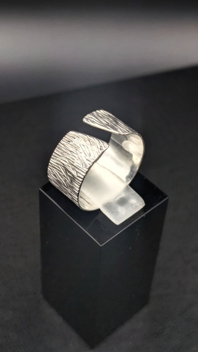 Bague Argent Martelé