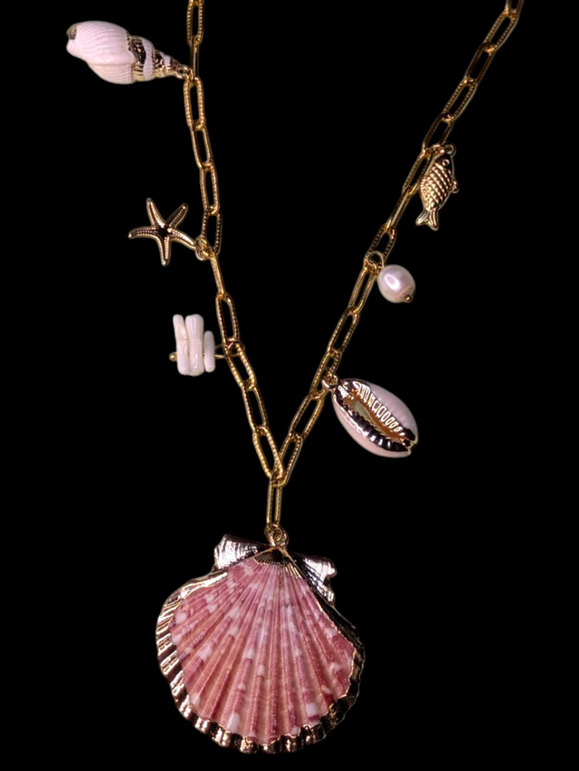 Collier vacance coquillage