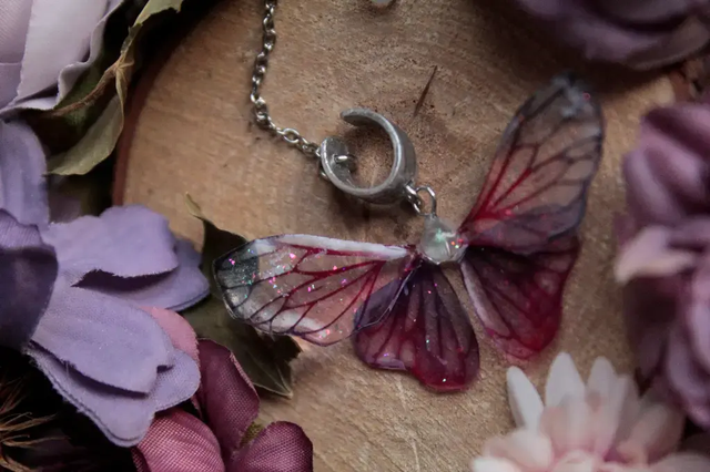 Attache- Pourpre scintillante