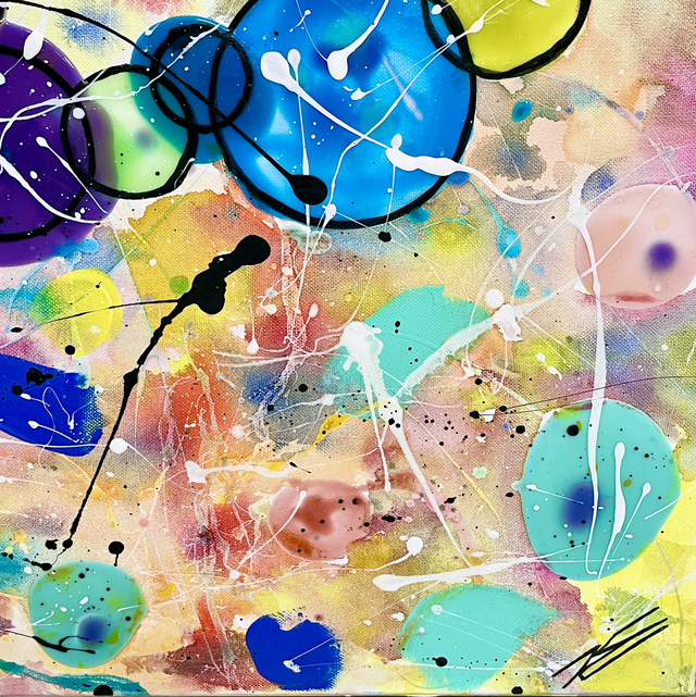 Molécules Bubble - 80x100cm - 2017