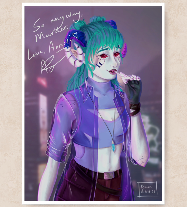 D&amp;D - Cyberpunk Annori Print-P50