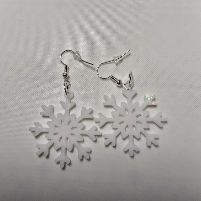 Boucles d'oreilles Flocons