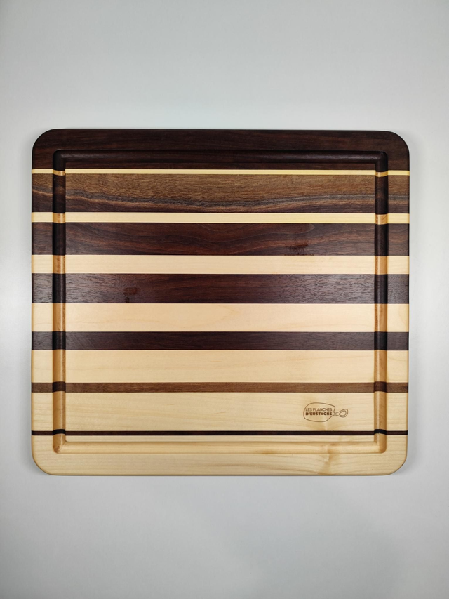 Planche “Medley” – Érable sycomore &amp; noyer américain