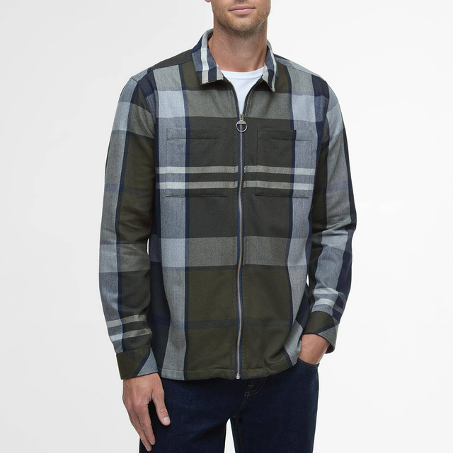 Barbour Lannich Tartan Overshirt Fernwood Tartan