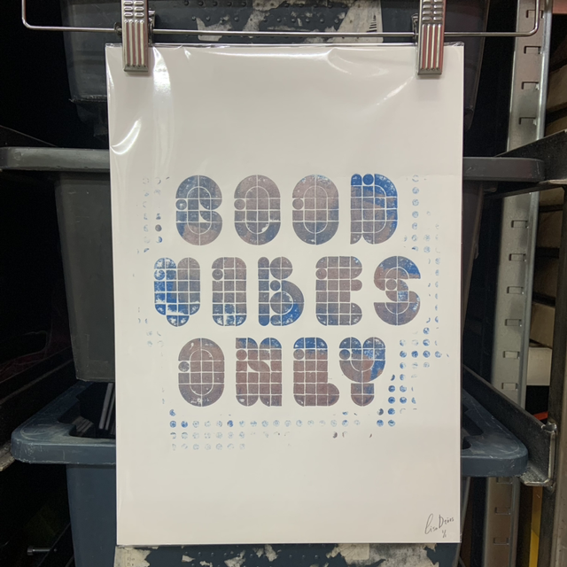 Only good vibes (LEGOdots-print)