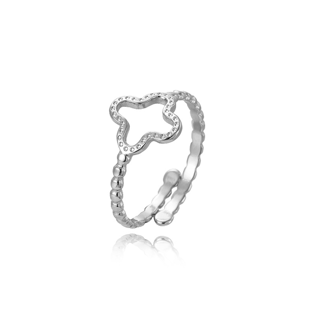 Bague trèfle