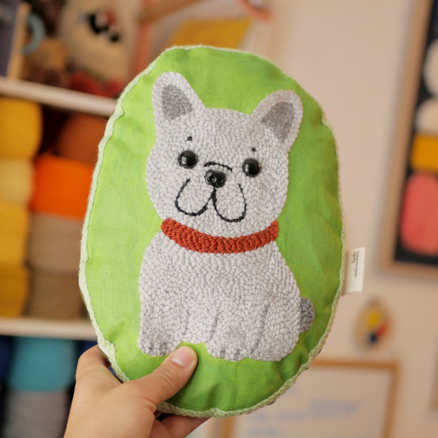 Mini coussin déco | Frenchie