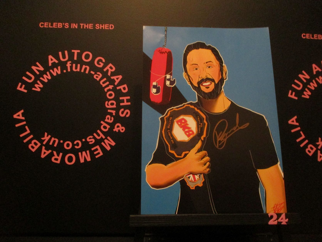 Kevin 'Green Machine' Greenwood Limited Edition Signed A4 Comic Style Drawing Print (24)