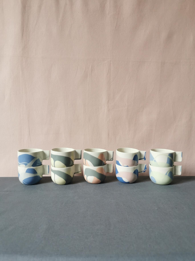 Duo d'expresso marbré 