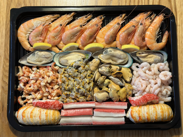 1 Christmas Crevette Platter