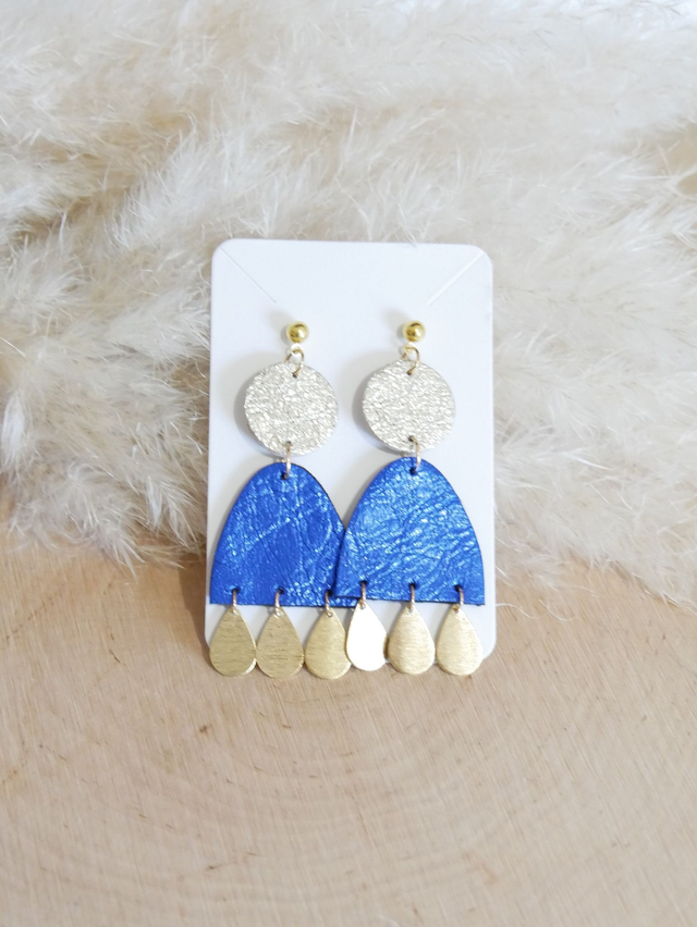 GINA bleu métallisé