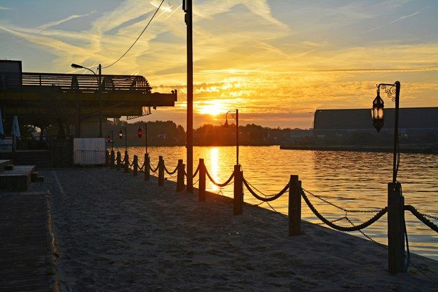 Abendsonne an den Osmohallen
