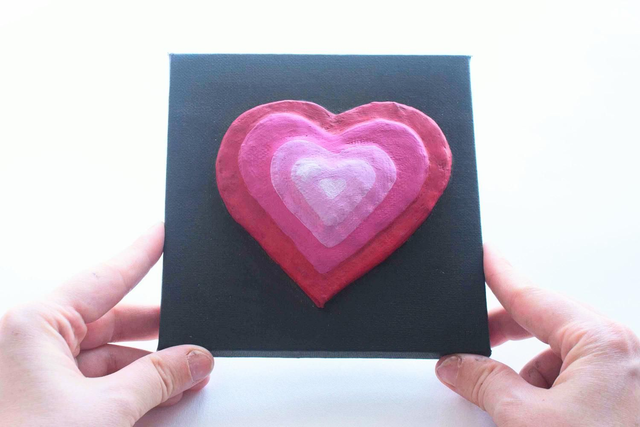 Craft Kit Make Your Own Love Hearts 3D Picture