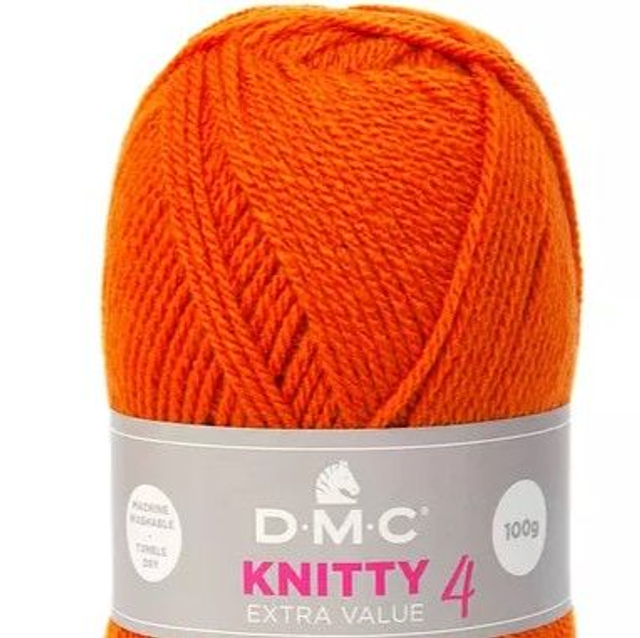 Knitty 4 100gr Orange 647 x5