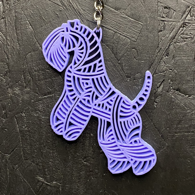 3D - Keychain Kerry Blueberry Bubblegum