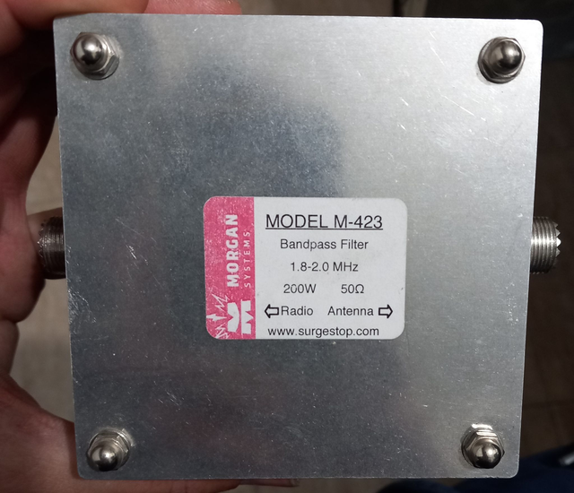 Filter Band Pass 1.8 - 2 Mhz