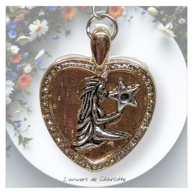 Porte-clés "Zodiaque" coeur