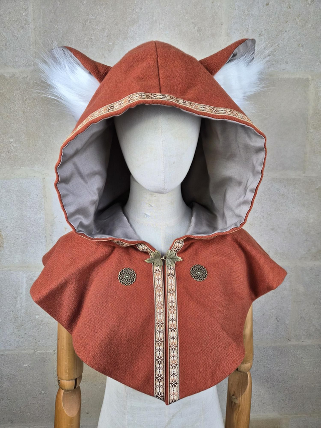 Capuchon à oreilles "Renard"