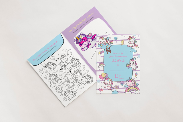 Cahier d&#039;activités Licorne