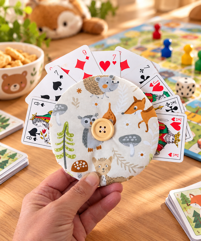 Porte carte de jeux pour enfants - thème forêt 