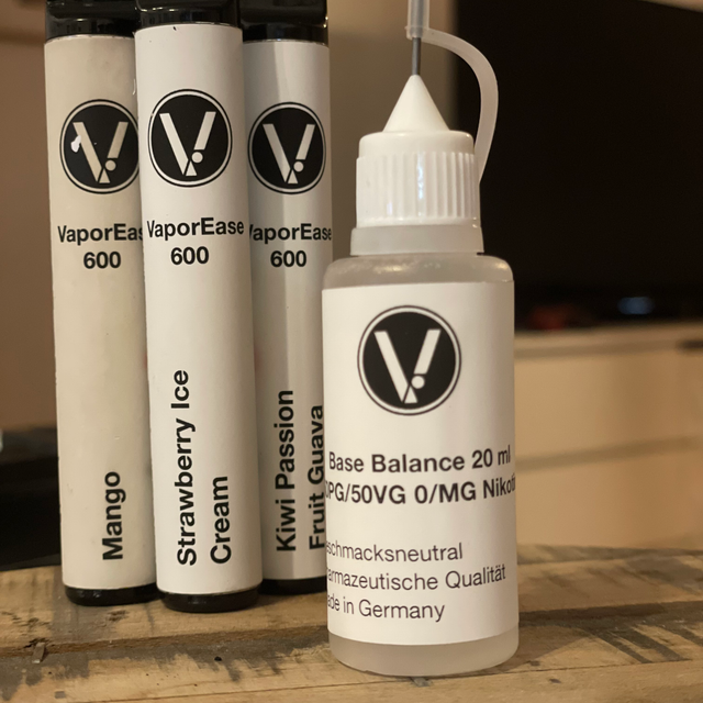 VaporEase Balance Base Liquid 50/50 20ml 0mg Nikotin