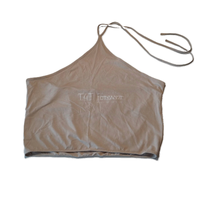 beige top "T4T forever" size L