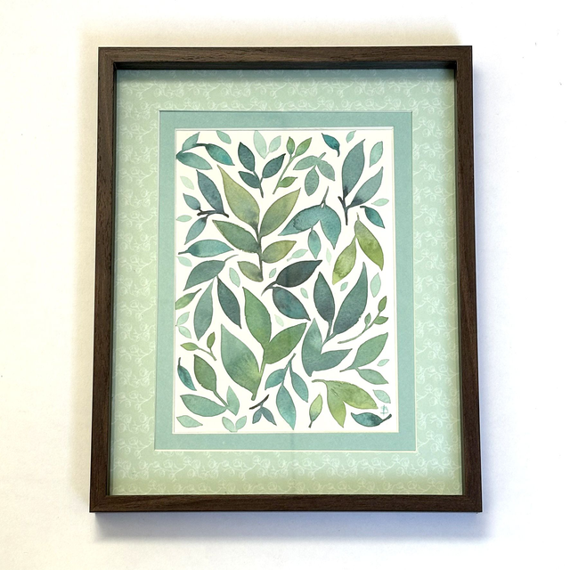 Cadre "Feuillage d'eau"