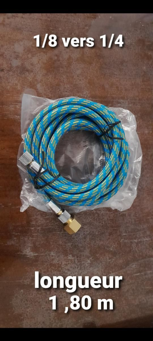 Tuyau 1/8  pour Aérographe 1,80 m 
