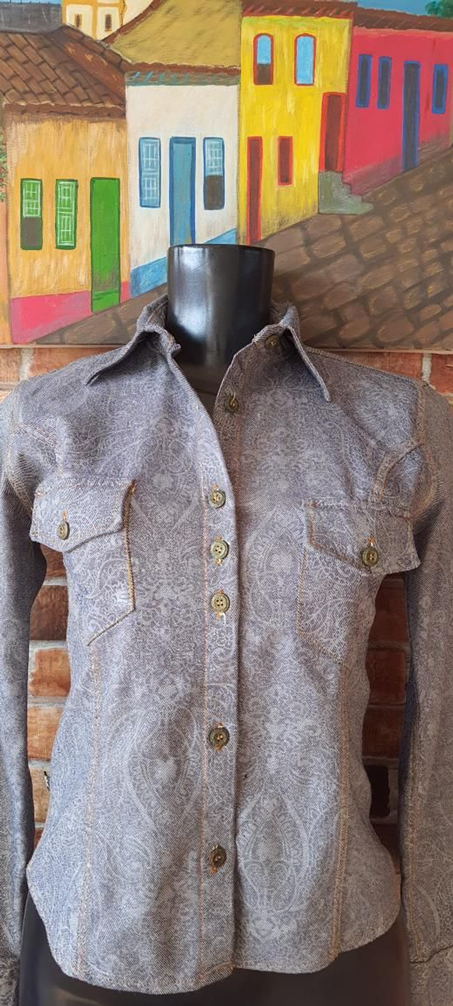 Blusa Jeans Estampado,T/pp