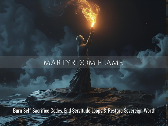 Martyrdom Flame | Burn Self-Sacrifice Codes, End Servitude Loops &amp; Reclaim Inner Worth
