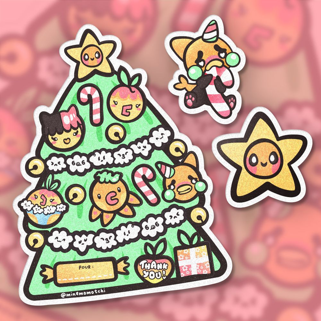 Sticker Givré ♡ Série Noel