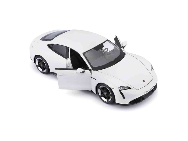 porche taycan 2019 blanche burago 21098 1/24