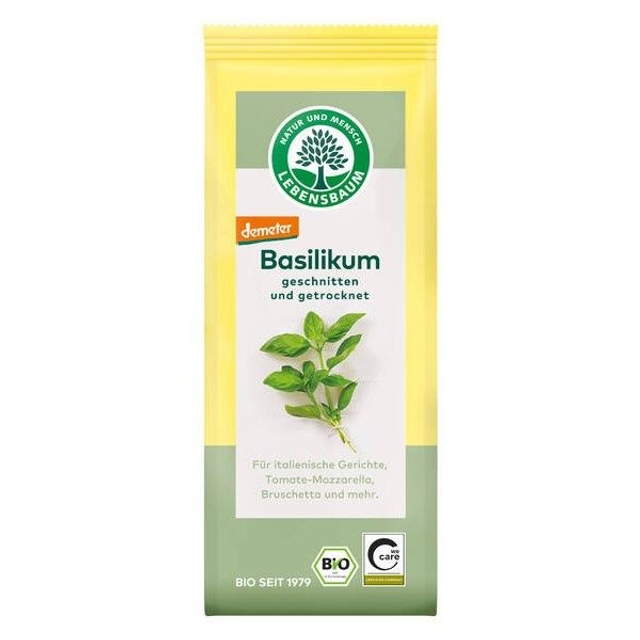 Lebensbaum Basilikum, gerebelt 15g Packung