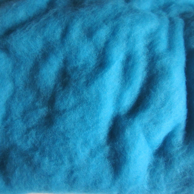 Lana cardata - (G) TURCHESE (50 gr.)