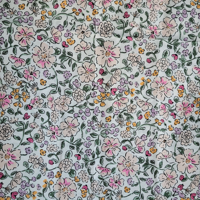 Pochette pour livre Grand format : Fleuri