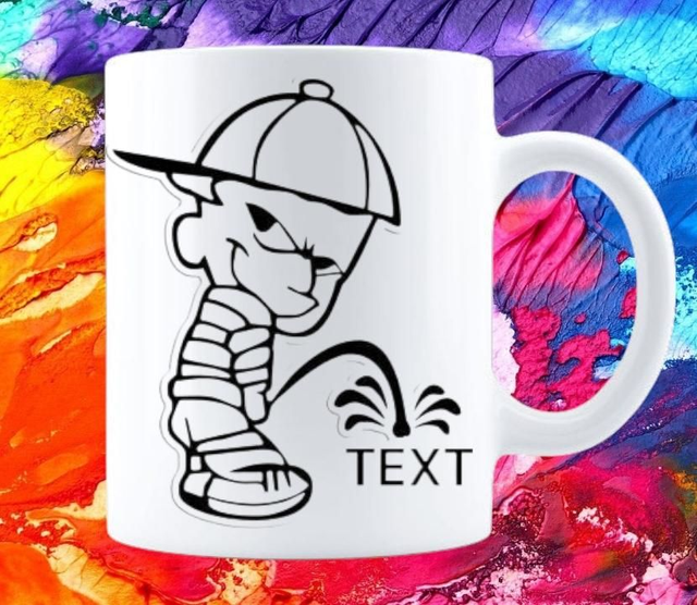 Kaffeebecher Pissmännchen