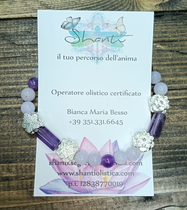 Bracciale donna ametista