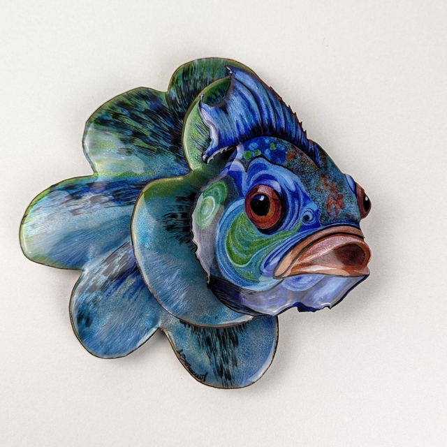 Alvin 3D, émaux sur cuivre en 3 dimensions 