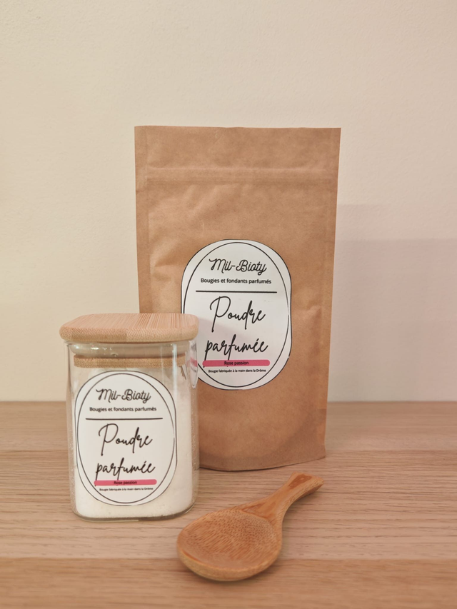 Poudre parfumée : Rose passion