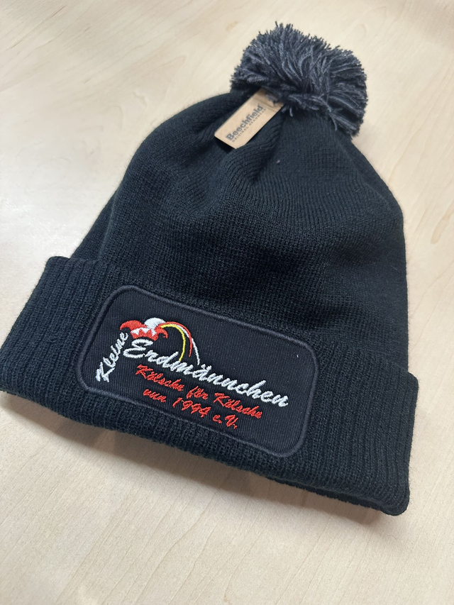 Winter Mütze mit Plümmel (Bommel) Limitiert Schwarz 