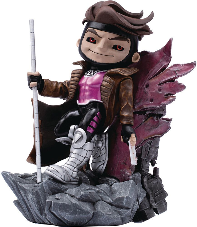 Iron Studios Marvel Comics Mini Co. Deluxe PVC Figure Gambit (X-Men) 17 Cm