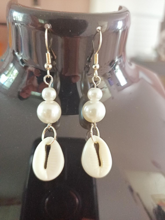 Boucles d'oreilles coquillages 