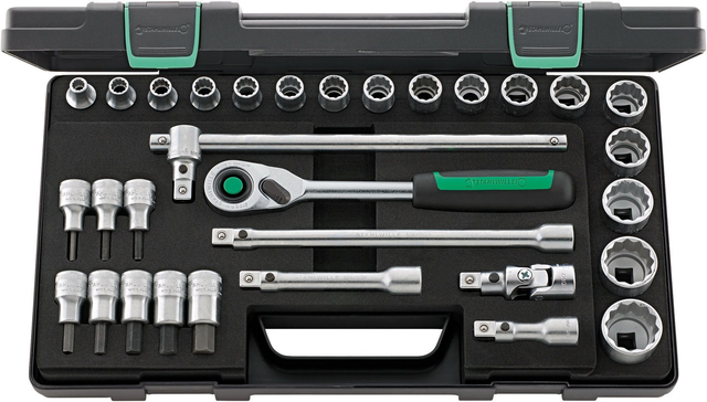 QuickRelease-Steckschlüssel-Garnitur  50/54/25/6QR.     1/2 