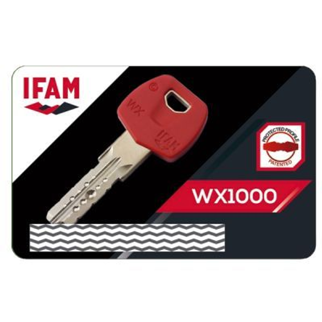IFAM WX1000 Security Euro Cylinders Supplied with 5 Cut Keys